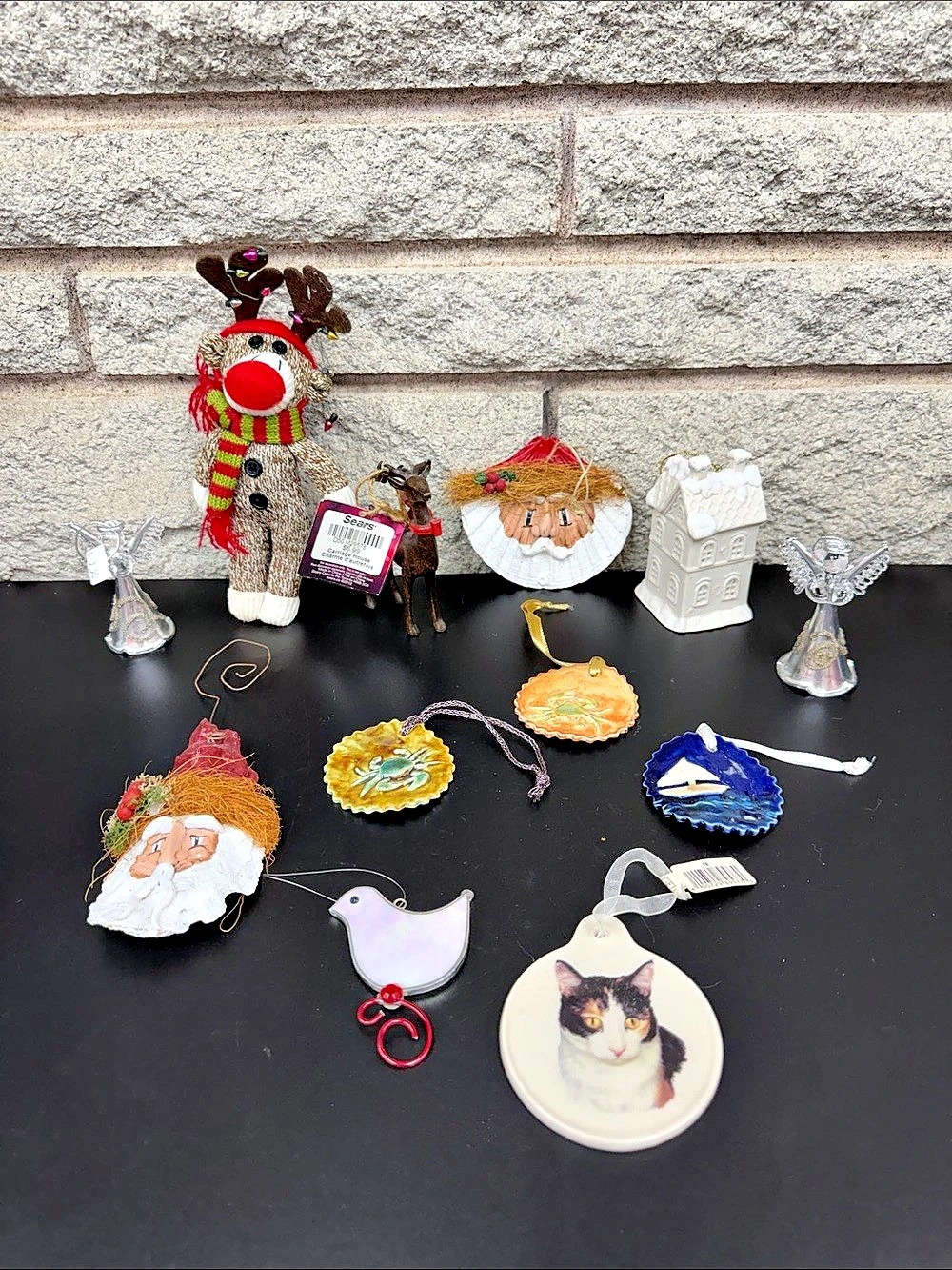 Assorted Holiday Ornaments Multicolor